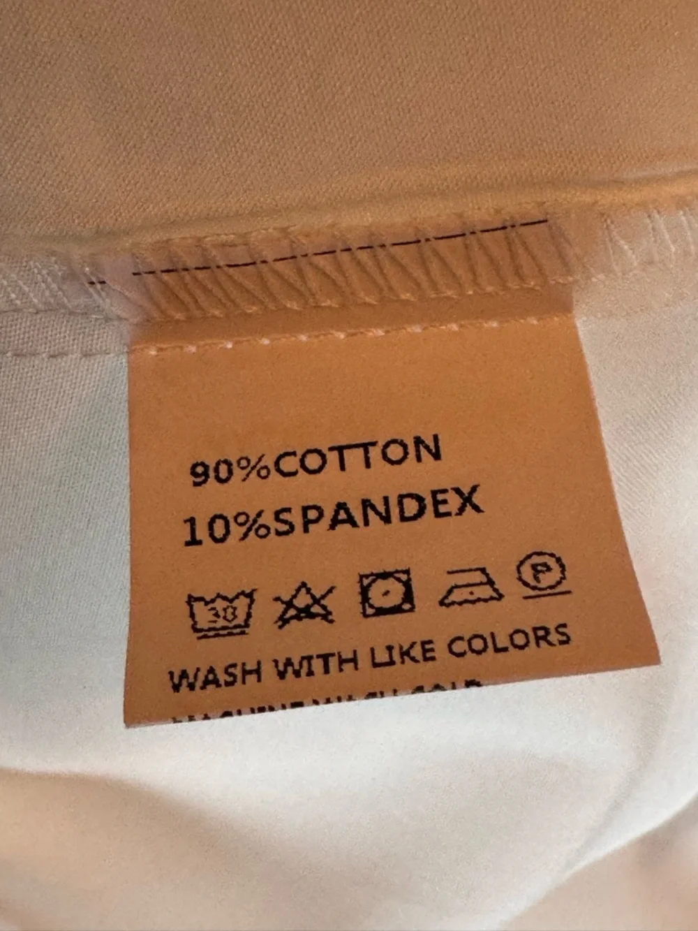 Women's white  Skirt with Elastic Waist and Black Bow and trim Detail NWOT M - Picture 8 of 8